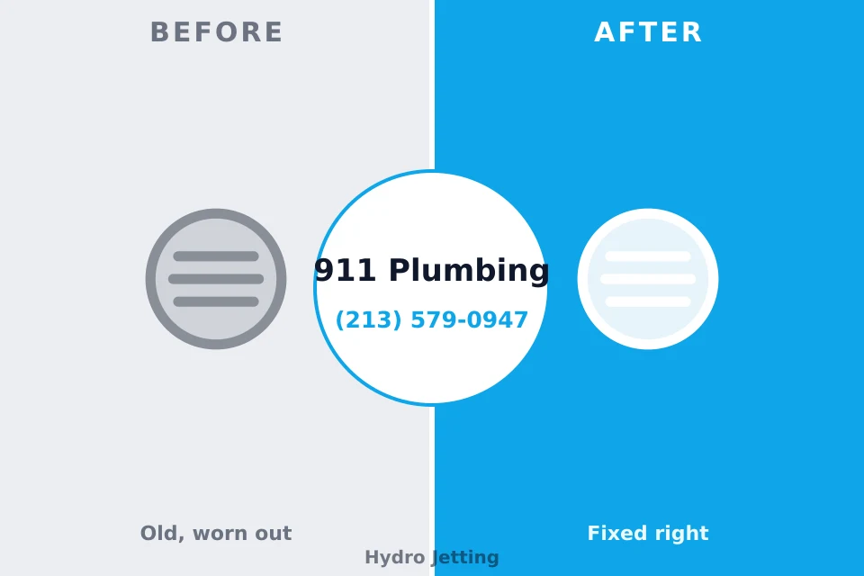 Before and after: plumbing repair Pelzer, SC